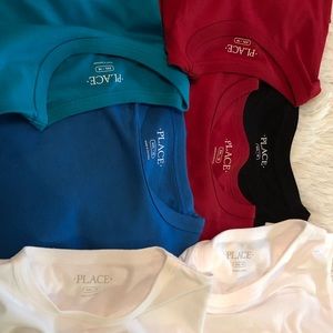 NEW Huge Bundle Lot of Seven LS Tees The Children’s Place T Shirts